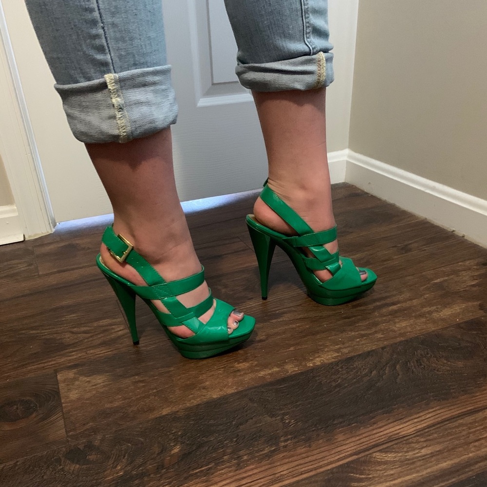 Green heels